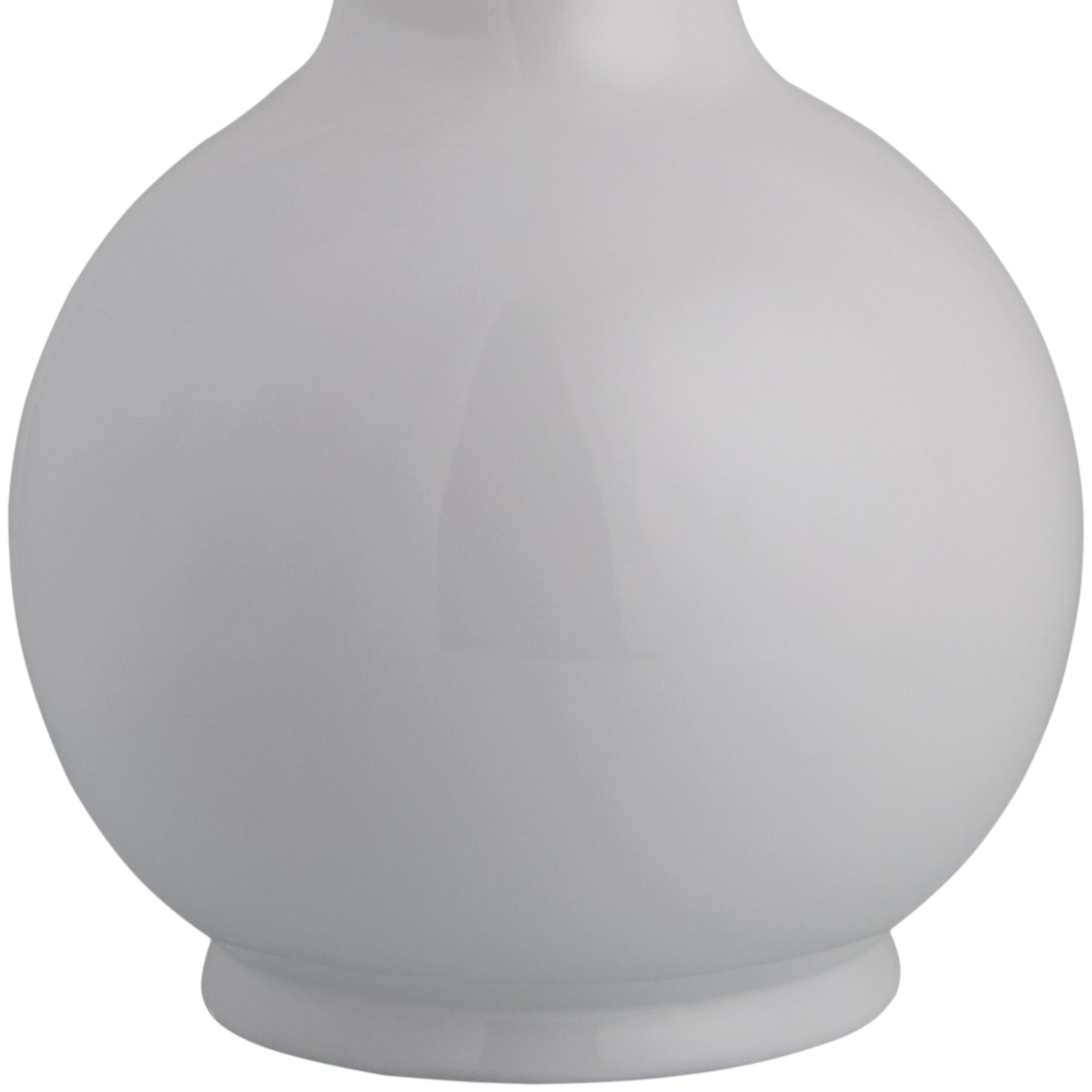 Maine Cottage Droplet Round White Ceramic Table Lamp with Scallop Shade | Maine Cottage® 